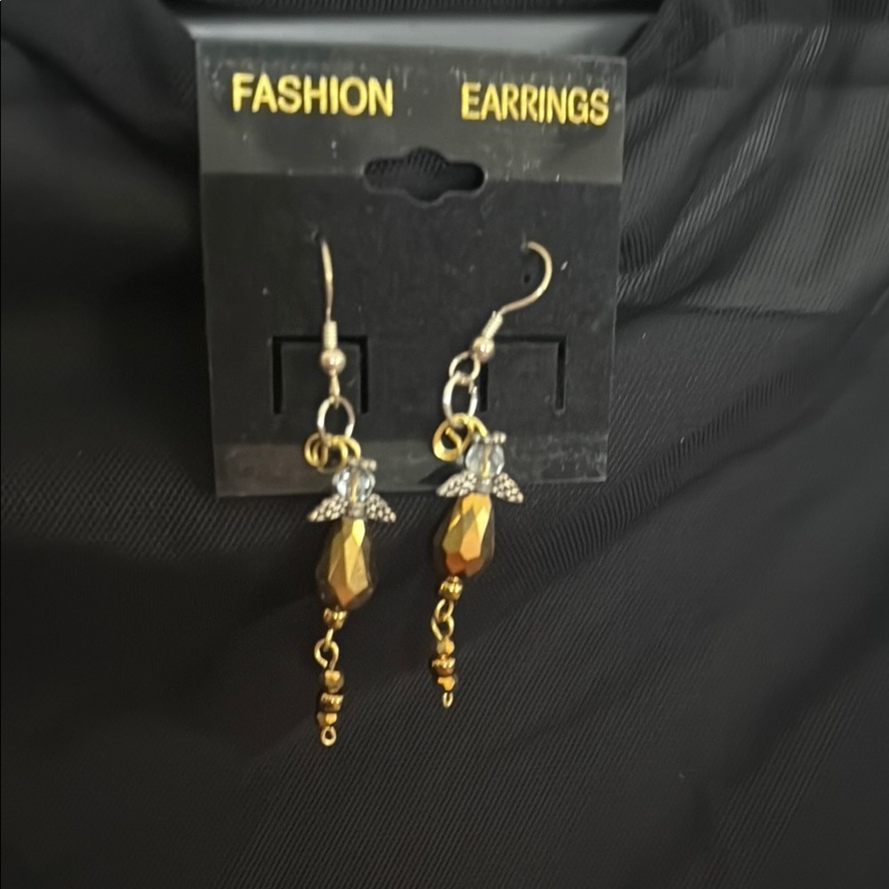 Elegant handmade Gold Fashion Earrings